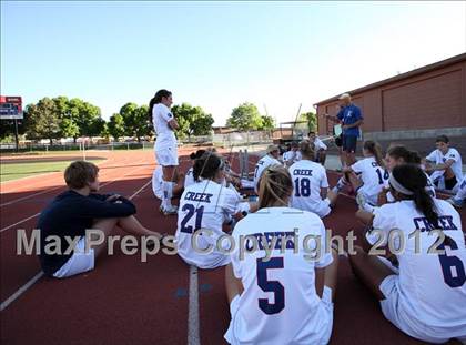 Thumbnail 3 in Cherry Creek vs. Prairie View (CHSAA Girls State Soccer Tournament) photogallery.