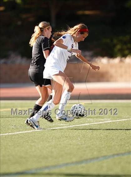 Thumbnail 2 in Cherry Creek vs. Prairie View (CHSAA Girls State Soccer Tournament) photogallery.