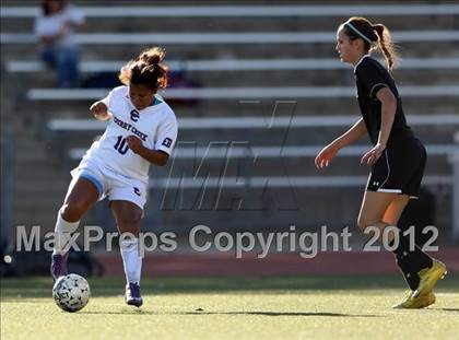 Thumbnail 3 in Cherry Creek vs. Prairie View (CHSAA Girls State Soccer Tournament) photogallery.