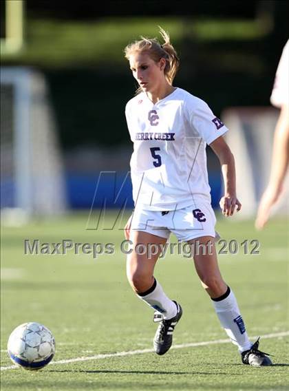 Thumbnail 2 in Cherry Creek vs. Prairie View (CHSAA Girls State Soccer Tournament) photogallery.