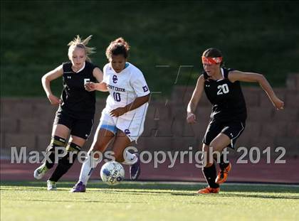 Thumbnail 1 in Cherry Creek vs. Prairie View (CHSAA Girls State Soccer Tournament) photogallery.