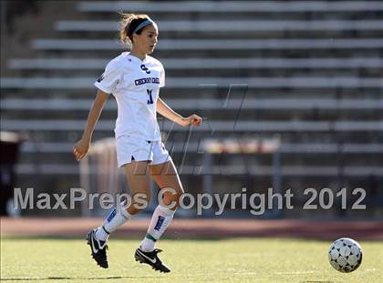 Thumbnail 2 in Cherry Creek vs. Prairie View (CHSAA Girls State Soccer Tournament) photogallery.