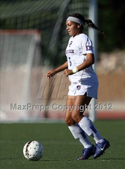 Thumbnail 2 in Cherry Creek vs. Prairie View (CHSAA Girls State Soccer Tournament) photogallery.