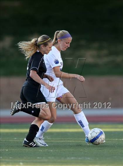 Thumbnail 3 in Cherry Creek vs. Prairie View (CHSAA Girls State Soccer Tournament) photogallery.