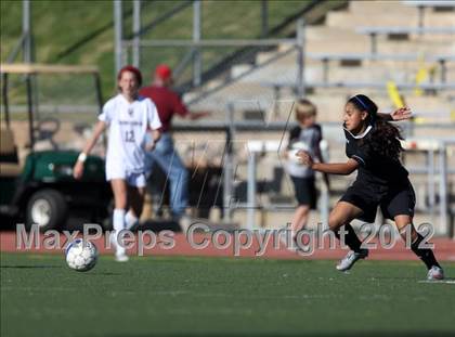 Thumbnail 2 in Cherry Creek vs. Prairie View (CHSAA Girls State Soccer Tournament) photogallery.