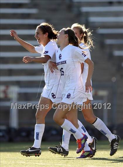 Thumbnail 1 in Cherry Creek vs. Prairie View (CHSAA Girls State Soccer Tournament) photogallery.