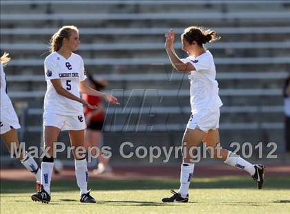 Thumbnail 2 in Cherry Creek vs. Prairie View (CHSAA Girls State Soccer Tournament) photogallery.