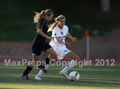 Thumbnail 3 in Cherry Creek vs. Prairie View (CHSAA Girls State Soccer Tournament) photogallery.