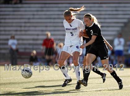 Thumbnail 3 in Cherry Creek vs. Prairie View (CHSAA Girls State Soccer Tournament) photogallery.