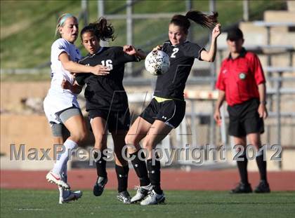 Thumbnail 2 in Cherry Creek vs. Prairie View (CHSAA Girls State Soccer Tournament) photogallery.