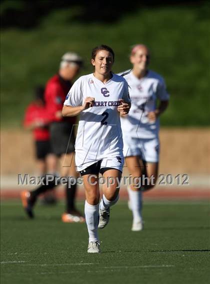 Thumbnail 3 in Cherry Creek vs. Prairie View (CHSAA Girls State Soccer Tournament) photogallery.