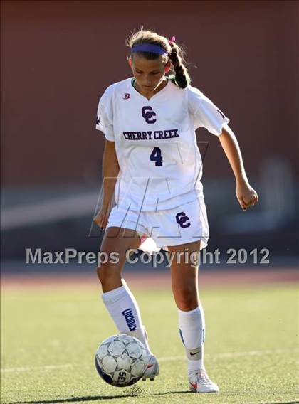 Thumbnail 1 in Cherry Creek vs. Prairie View (CHSAA Girls State Soccer Tournament) photogallery.