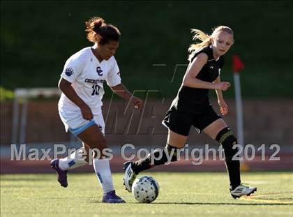 Thumbnail 1 in Cherry Creek vs. Prairie View (CHSAA Girls State Soccer Tournament) photogallery.