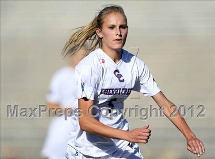 Thumbnail 2 in Cherry Creek vs. Prairie View (CHSAA Girls State Soccer Tournament) photogallery.