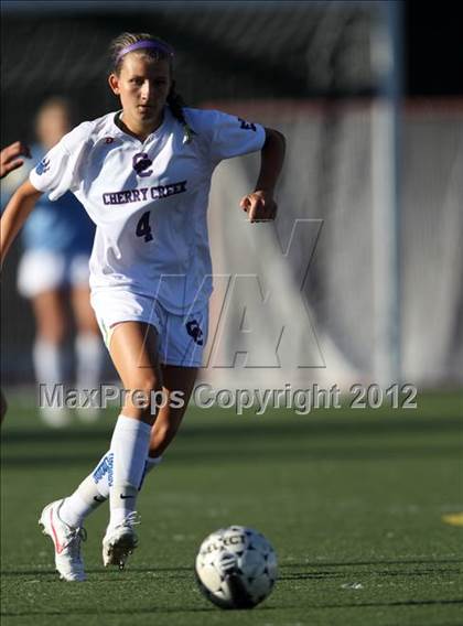 Thumbnail 1 in Cherry Creek vs. Prairie View (CHSAA Girls State Soccer Tournament) photogallery.