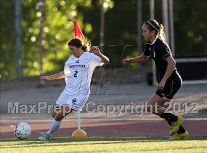 Thumbnail 3 in Cherry Creek vs. Prairie View (CHSAA Girls State Soccer Tournament) photogallery.