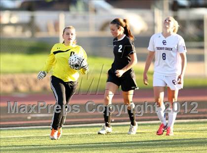 Thumbnail 2 in Cherry Creek vs. Prairie View (CHSAA Girls State Soccer Tournament) photogallery.