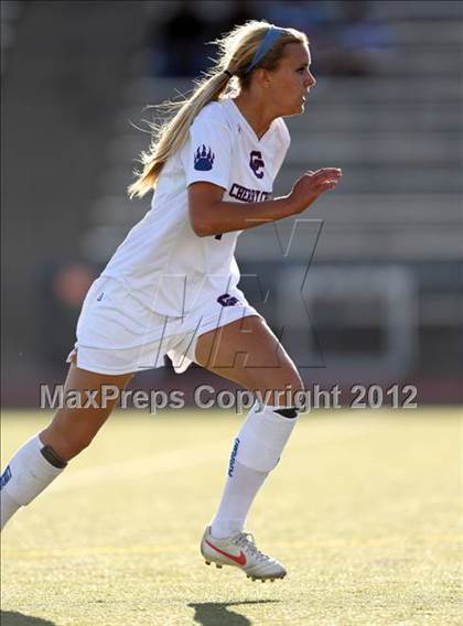 Thumbnail 3 in Cherry Creek vs. Prairie View (CHSAA Girls State Soccer Tournament) photogallery.