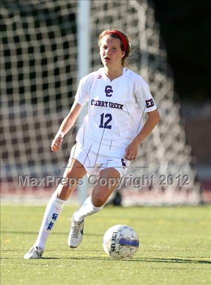 Thumbnail 3 in Cherry Creek vs. Prairie View (CHSAA Girls State Soccer Tournament) photogallery.