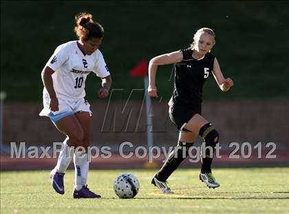Thumbnail 2 in Cherry Creek vs. Prairie View (CHSAA Girls State Soccer Tournament) photogallery.
