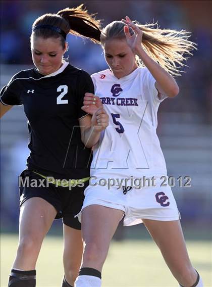 Thumbnail 1 in Cherry Creek vs. Prairie View (CHSAA Girls State Soccer Tournament) photogallery.