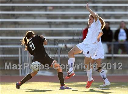 Thumbnail 3 in Cherry Creek vs. Prairie View (CHSAA Girls State Soccer Tournament) photogallery.