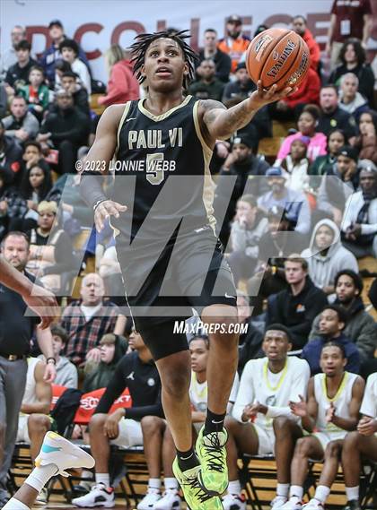 Thumbnail 3 in Paul VI vs. Roselle Catholic (Spalding Hoophall Classic) photogallery.