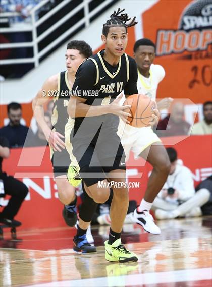 Thumbnail 2 in Paul VI vs. Roselle Catholic (Spalding Hoophall Classic) photogallery.