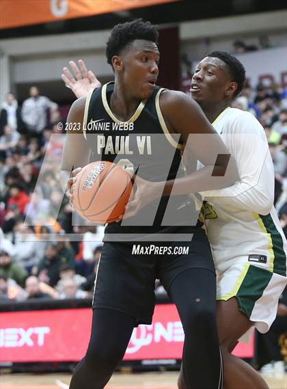 Thumbnail 3 in Paul VI vs. Roselle Catholic (Spalding Hoophall Classic) photogallery.