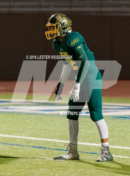 Thumbnail 3 in Crystal City vs. Cuero (UIL 4A Area Playoff) photogallery.