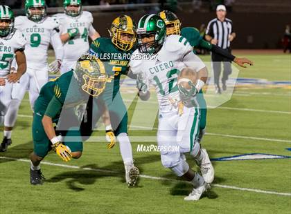 Thumbnail 3 in Crystal City vs. Cuero (UIL 4A Area Playoff) photogallery.