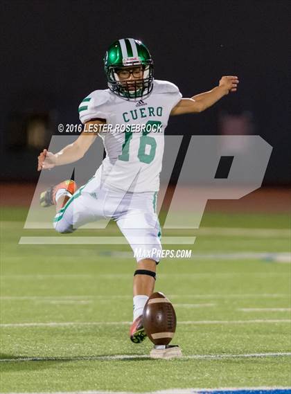 Thumbnail 1 in Crystal City vs. Cuero (UIL 4A Area Playoff) photogallery.