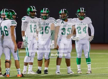 Thumbnail 3 in Crystal City vs. Cuero (UIL 4A Area Playoff) photogallery.