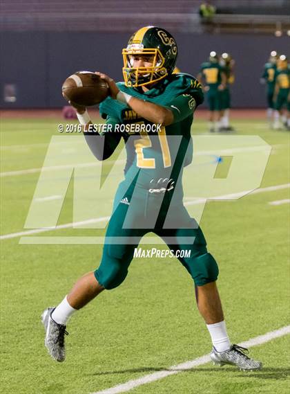 Thumbnail 3 in Crystal City vs. Cuero (UIL 4A Area Playoff) photogallery.