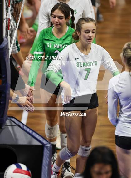 Thumbnail 3 in St. Mary's vs. Plateau Valley (CHSAA 2A First Round) photogallery.