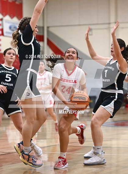 Thumbnail 1 in Escondido Charter @ Savanna (CIF State D5 SoCal Regional Playoffs) photogallery.