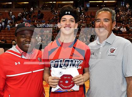 Thumbnail 2 in Villa Park vs. Colony (CIF SS DIV 2AA Final) photogallery.