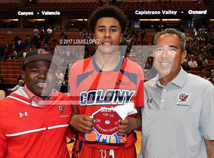 Thumbnail 1 in Villa Park vs. Colony (CIF SS DIV 2AA Final) photogallery.