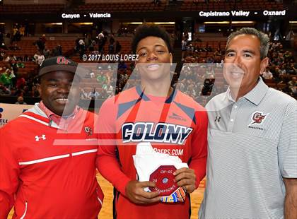 Thumbnail 2 in Villa Park vs. Colony (CIF SS DIV 2AA Final) photogallery.