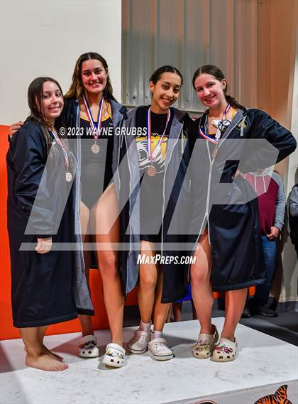 Thumbnail 2 in UIL 15 5A Women's Swimming Championship photogallery.