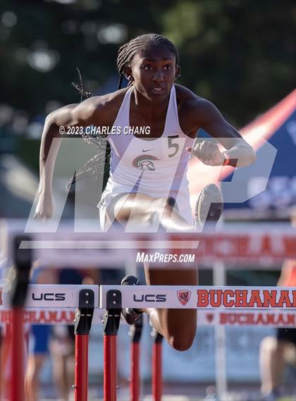 Thumbnail 2 in CIF State Finals (100 Meter Hurdles - Qualifying) photogallery.