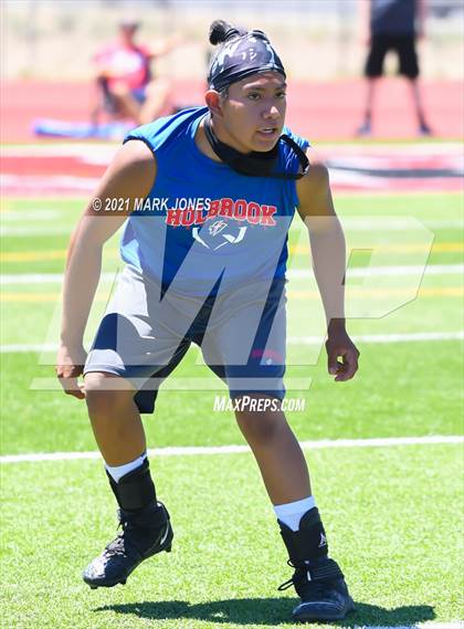 Thumbnail 2 in Northwest Christian vs. Holbrook (Bradshaw Mountain 7-on-7) photogallery.