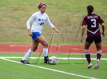 Thumbnail 1 in Rowlett vs. Plano West (UIL Class 5A Region 2 Area Playoff)  photogallery.