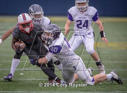 Thumbnail 2 in DeMatha vs. Gonzaga (WCAC Semifinal) photogallery.