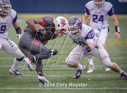 Thumbnail 3 in DeMatha vs. Gonzaga (WCAC Semifinal) photogallery.