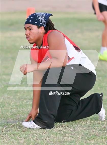 Thumbnail 3 in Northwest Christian vs. West Point (Canyon View 7on7 Tournament) photogallery.