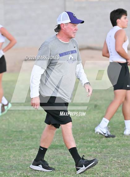 Thumbnail 1 in Northwest Christian vs. West Point (Canyon View 7on7 Tournament) photogallery.