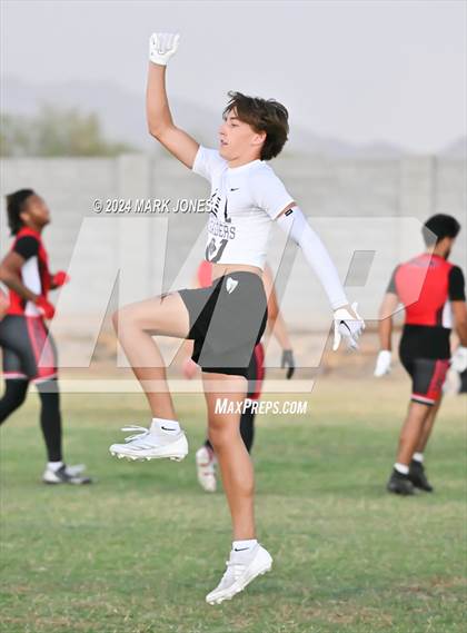 Thumbnail 3 in Northwest Christian vs. West Point (Canyon View 7on7 Tournament) photogallery.