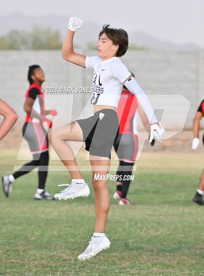 Thumbnail 1 in Northwest Christian vs. West Point (Canyon View 7on7 Tournament) photogallery.