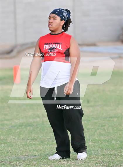 Thumbnail 2 in Northwest Christian vs. West Point (Canyon View 7on7 Tournament) photogallery.